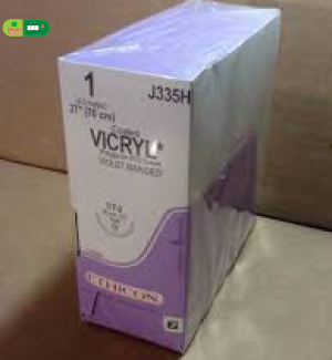 Chỉ Phẫu Thuật VICRYL* J335H: 1 VICRYL VIOLET 27