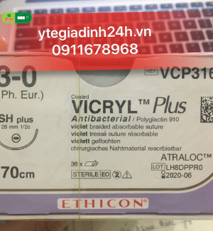 Chỉ Phẫu Thuật VICRYL*Plus Số 3-0 VCP316H
