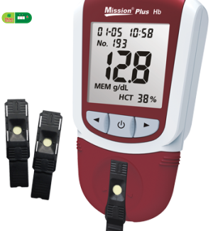 Máy đo huyết sắc tố ACON Mission Hb Plus (Hb & HCT)